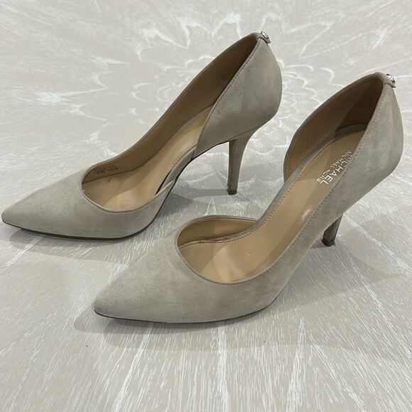 Michael Kors Heels 7.5 Taupe Gray - Picture 4 of 8